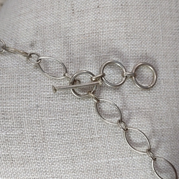 Artisan Crafted Gemstone Chevron Bib Necklace - Picture 3 of 8